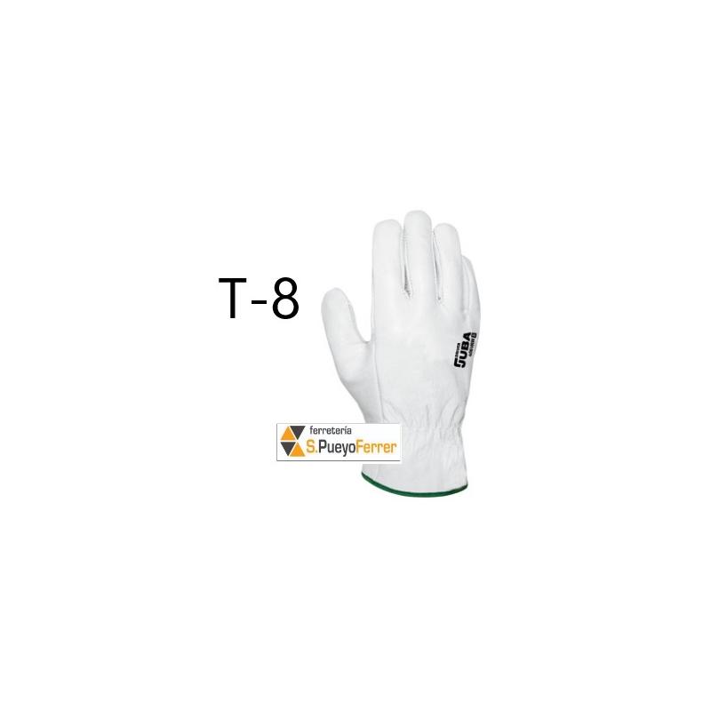 GUANTE FLOR VACUNO NATURAL T8