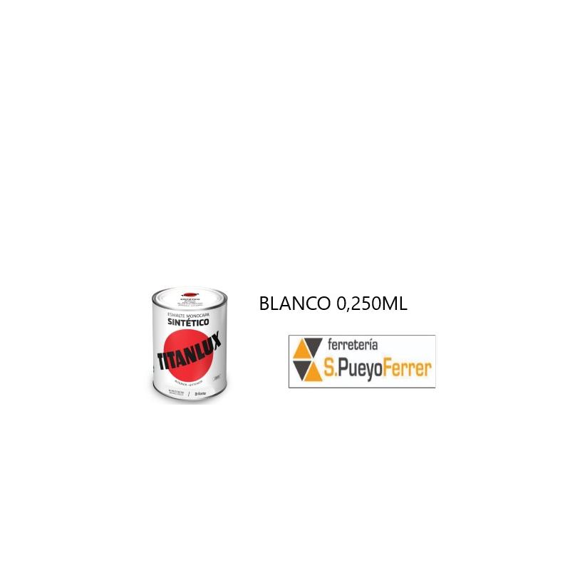 ESMALTE BRILLANTE BLANCO 0,250L ESMALTE BRILLANTE BLANCO 0,250L