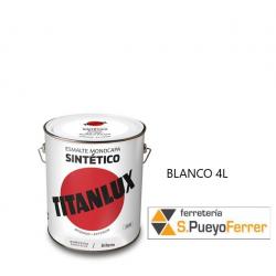 ESMALTE BRILLANTE BLANCO 4L