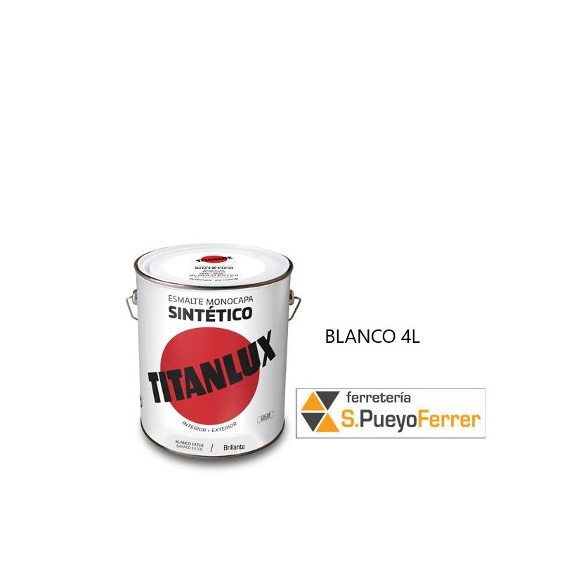 ESMALTE BRILLANTE BLANCO 4L ESMALTE BRILLANTE BLANCO 4L