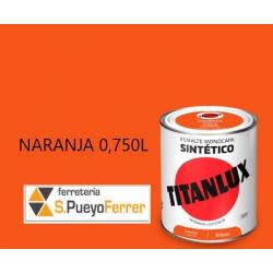 ESMALTE BRILLANTE NARANJA 0,750L