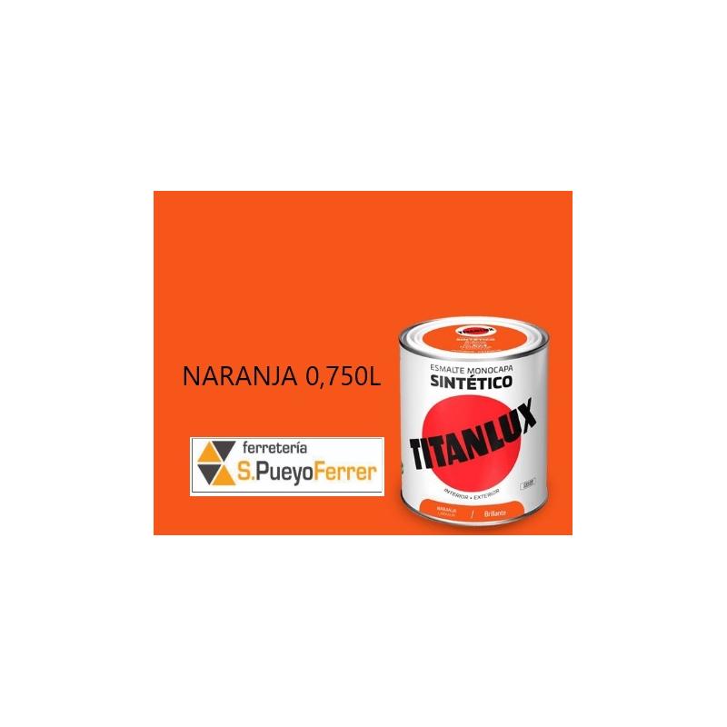 ESMALTE BRILLANTE NARANJA 0,750L ESMALTE BRILLANTE NARANJA 0,750L