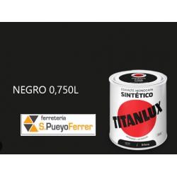 ESMALTE BRILLANTE NEGRO 0,750L