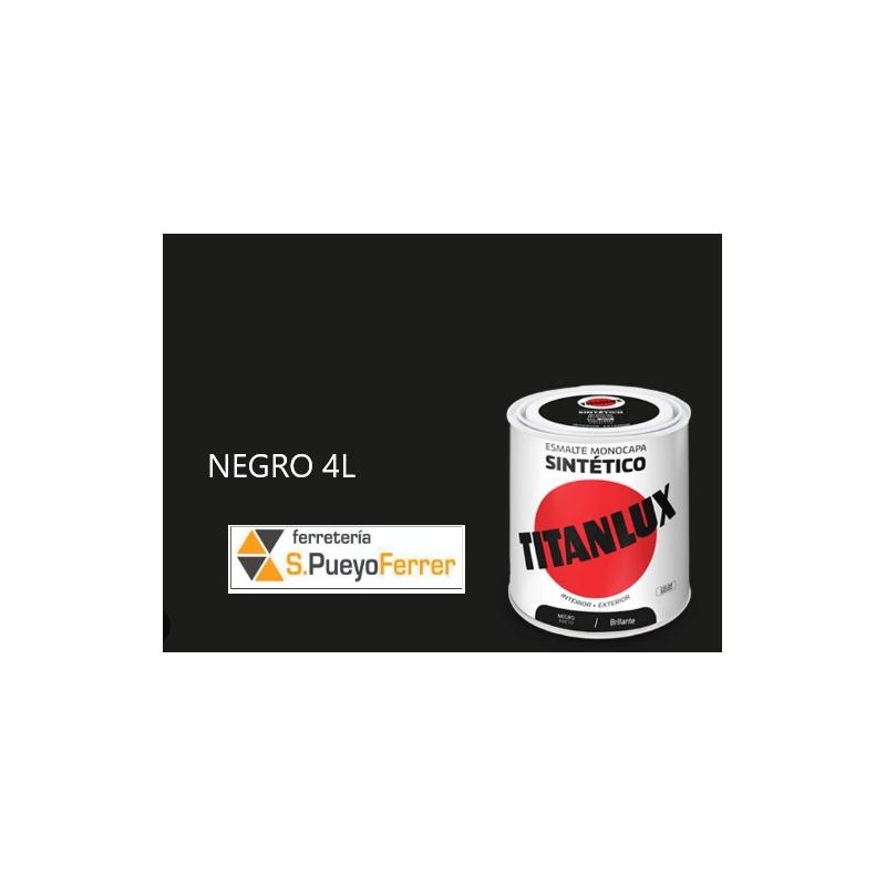 ESMALTE BRILLANTE NEGRO 4L ESMALTE BRILLANTE NEGRO 4L