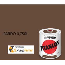 ESMALTE BRILLANTE PARDO 0,750L