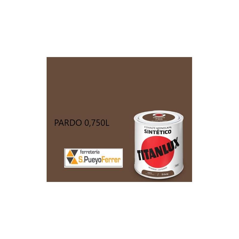 ESMALTE BRILLANTE PARDO 0,750L ESMALTE BRILLANTE PARDO 0,750L