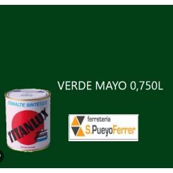 ESMALTE BRILLANTE VERDE MAYO 0,750L