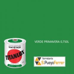 ESMALTE BRILLANTE VERDE PRIMAVERA 0,750L