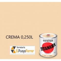 ESMALTE BRILLANTE CREMA 0,250L