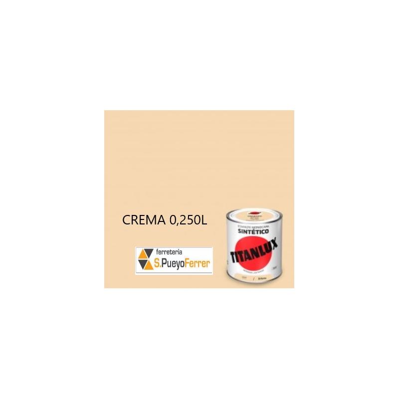 ESMALTE BRILLANTE CREMA 0,250L ESMALTE BRILLANTE CREMA 0,250L