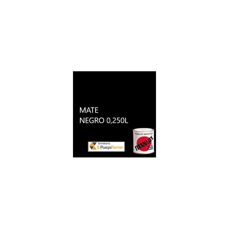 ESMALTE MATE NEGRO 0,250L ESMALTE MATE NEGRO 0,250L