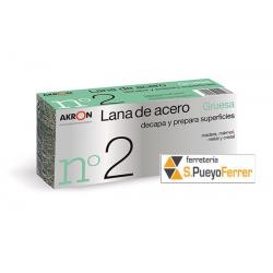 ESTROPAJO LANA ACERO GRUESA 150G