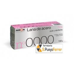 ESTROPAJO LANA ACERO FINA 150G