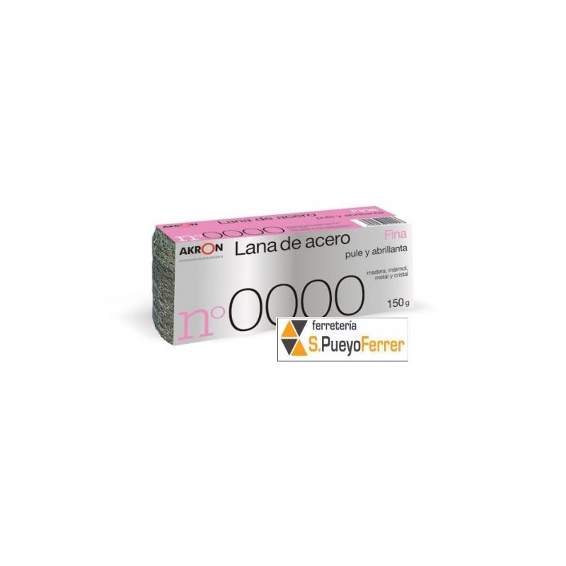 ESTROPAJO LANA ACERO FINA 150G