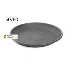 PLATO MACETA 50/60CM GRIS