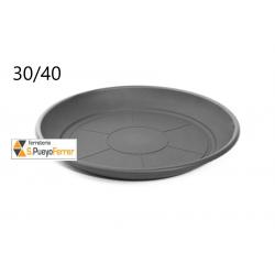 PLATO MACETA 30/40CM GRIS