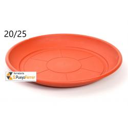 PLATO MACETA 20/25CM TERRA