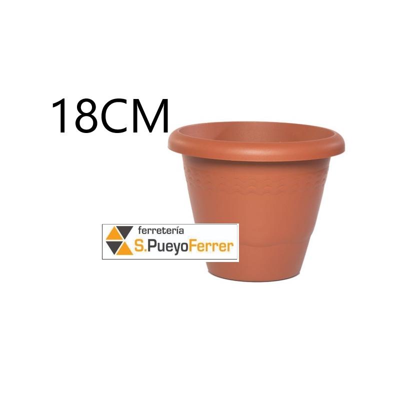 MACETA TERRACOTA 18CM