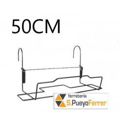 SOPORTE JARDINERA 50X18 NEG
