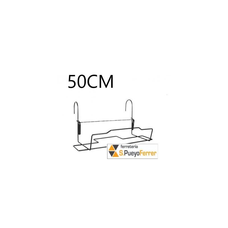 SOPORTE JARDINERA 50X18 NEG