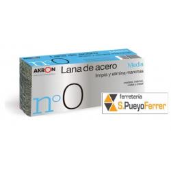ESTROPAJO LANA ACERO MEDIA 150G