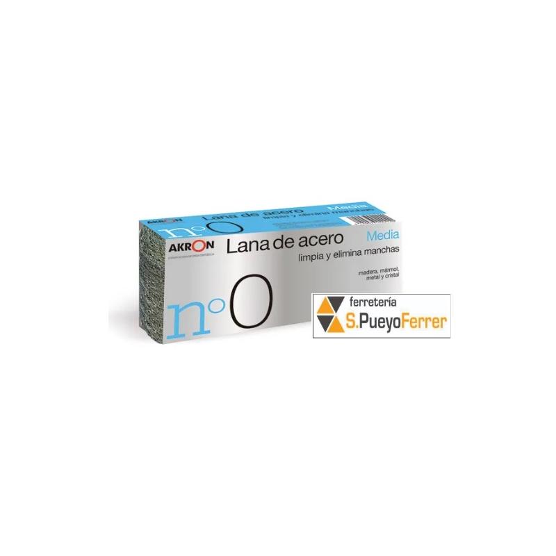ESTROPAJO LANA ACERO MEDIA 150G