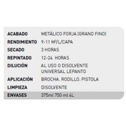 OXILEP ESMALTE ANTIOXIDO FORJA MARRON 750ML 609