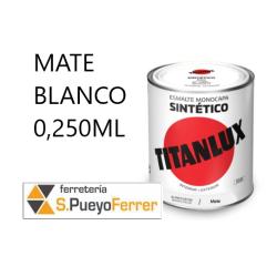 ESMALTE MATE BLANCO 0,250L