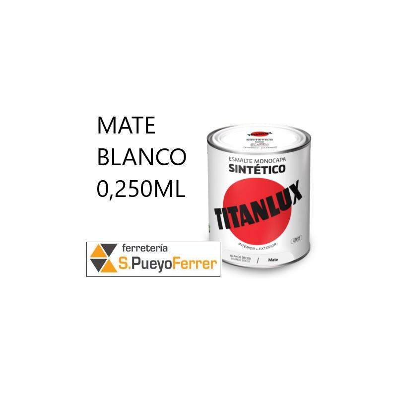 ESMALTE MATE BLANCO 0,250L ESMALTE MATE BLANCO 0,250L