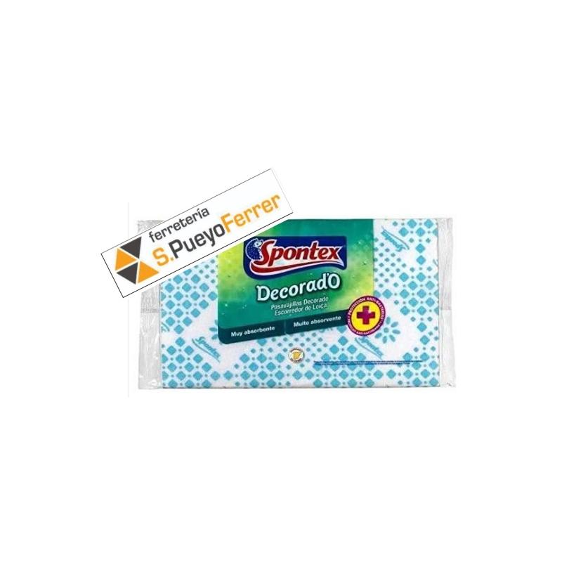 BAYETA SPONTEX POSAVAJILLA DECORADO (40 X 50)