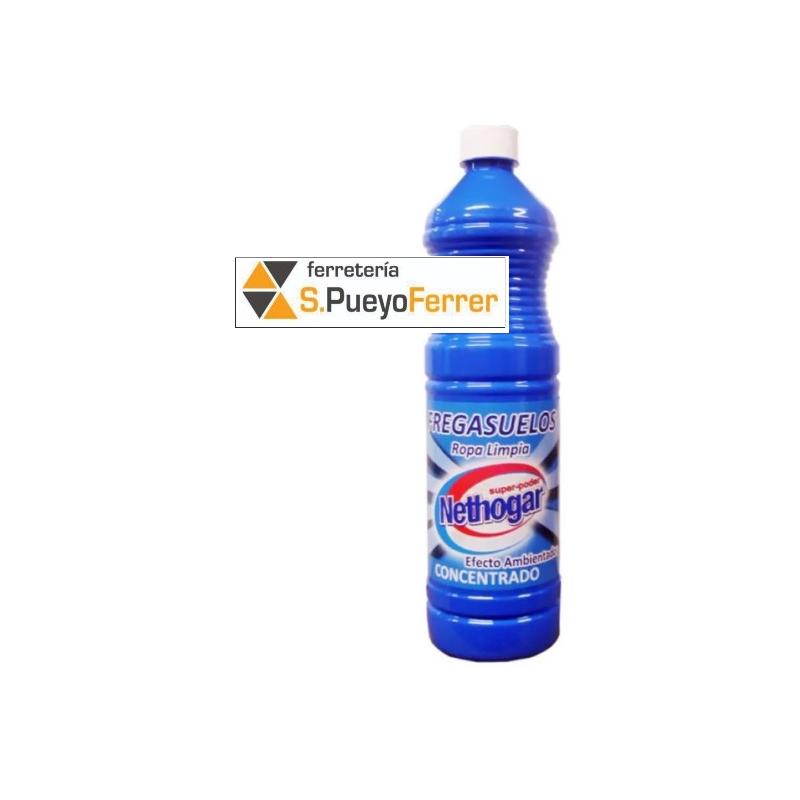 FREGASUELO NETHOGAR AZUL ROPA LIMPIA 1L (CONCENTRADO) FREGASUELO NETHOGAR AZUL ROPA LIMPIA 1L (CONCENTRADO)