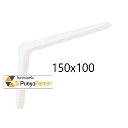 ESCUADRA ALUM FUND BLANC 150X100MM
