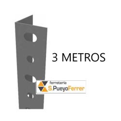 BARRA ANGULAR ESTANT GRIS P/35 3.0 MT