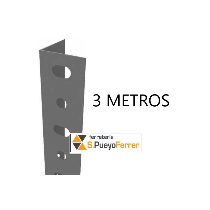BARRA ANGULAR ESTANT GRIS P/35 3.0 MT