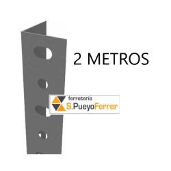 BARRA ANGULAR ESTANT GRIS P/35 2 MT