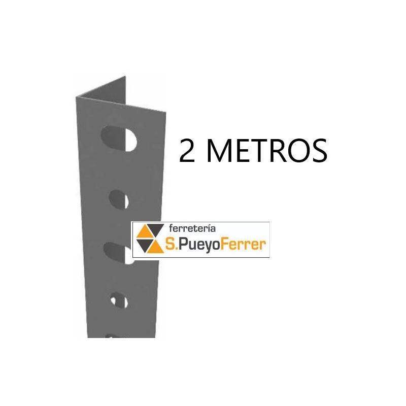 BARRA ANGULAR ESTANT GRIS P/35 2 MT