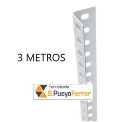 BARRA ANGULAR ESTANT BLANCA P/35 3.0 MT