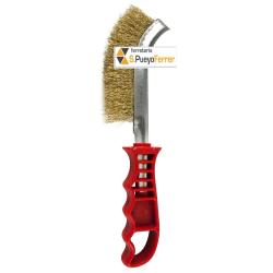 CEPILLO 33200 MANO PLASTICO LATONADO
