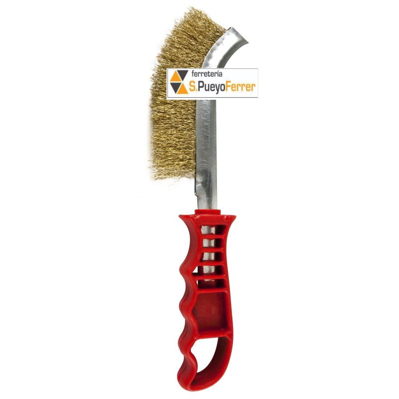 CEPILLO 33200 MANO PLASTICO LATONADO