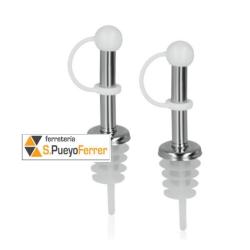 TAPON C/VERTEDOR CROMO JGO 2 METALTEX 257100