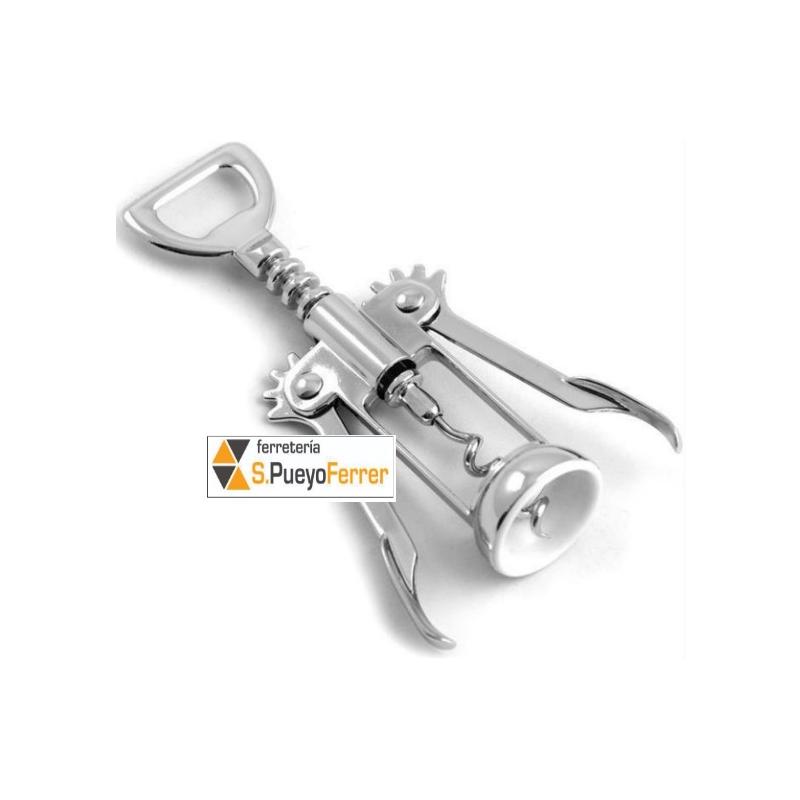 SACACORCHOS CROMADO 2 MANOS METALTEX 250500