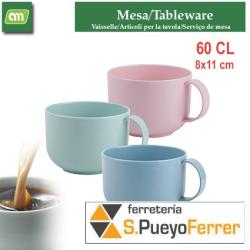 TAZON JUMBO 600ML POLIP COLORES