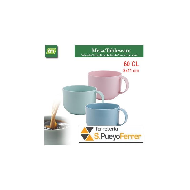TAZON JUMBO 600ML POLIP COLORES