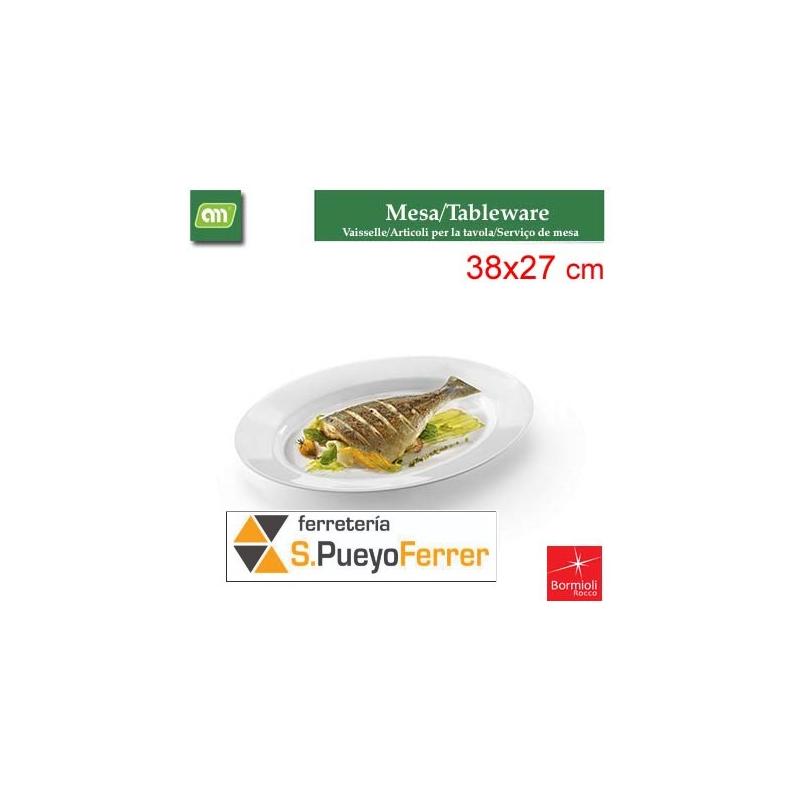 PLATO OPAL PESCADO 38X27CM
