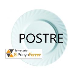 PLATO POSTRE TRIANON BLANCO ARC
