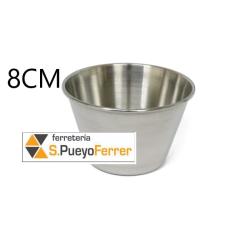 FLANERO ACERO INOX LISO 8CM