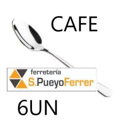 CUCHARA CAFE MURANO INOX Blister 6