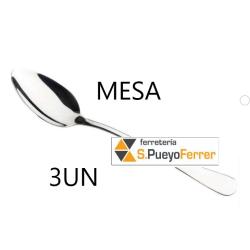 CUCHARA MESA MURANO INOX Blister 3