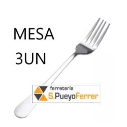 TENEDOR MESA MURANO INOX B/3