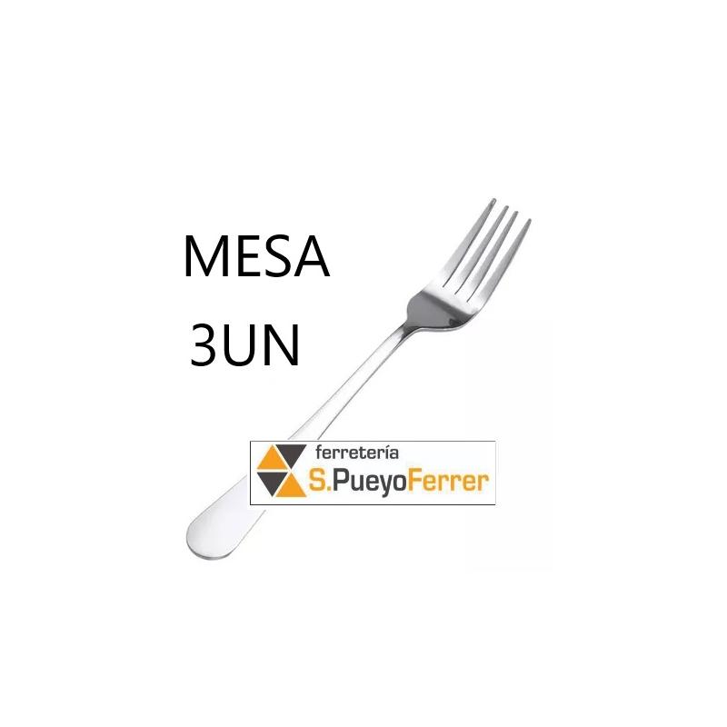 TENEDOR MESA MURANO INOX B/3